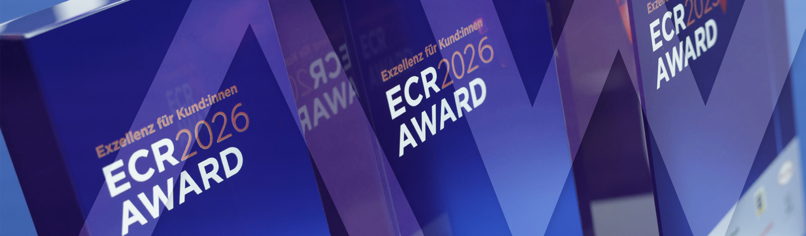 Eine Nahaufnahme der ECR Awards für 2026